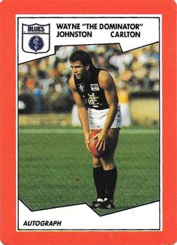 1989 Scanlens VFL #31 Wayne Johnston Front